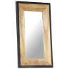Miroir 80x50 cm Bois de manguier massif 