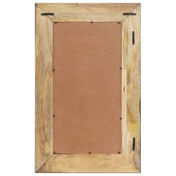 Miroir 80x50 cm Bois de manguier massif 