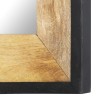 Miroir 80x50 cm Bois de manguier massif 