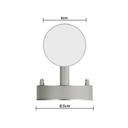 Applique murale extérieure avec capteur de mouvement inox 