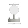 Applique murale extérieure avec capteur de mouvement inox 