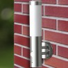 Applique murale extérieure avec capteur de mouvement inox 