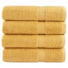 Essuie-mains de qualité supérieure SOLUND 4 pcs doré 600 g/m² 