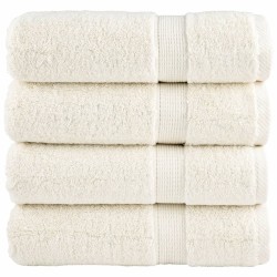 Essuie-mains de qualité supérieure SOLUND 4 pcs crème 600 g/m² 