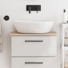 Comptoir de salle de bain 60x40x1,5 cm bois massif de hêtre 