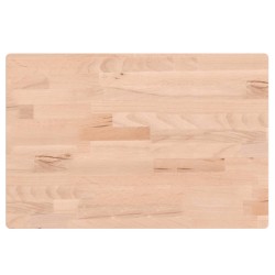 Comptoir de salle de bain 60x40x1,5 cm bois massif de hêtre 