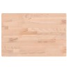 Comptoir de salle de bain 60x40x1,5 cm bois massif de hêtre 