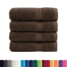 Essuie-mains de qualité supérieure SOLUND 4 pcs marron 600 g/m² 