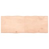 Dessus de table bois massif non traité bordure assortie 