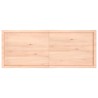 Dessus de table bois massif non traité bordure assortie 