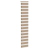 Store zèbre marron sable largeur du tissu 35,9 cm polyester 