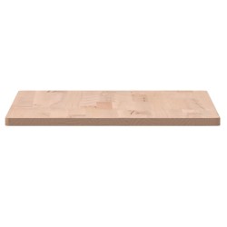 Dessus de table 60x40x1,5 cm rectangulaire bois massif de hêtre 