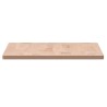 Dessus de table 60x40x1,5 cm rectangulaire bois massif de hêtre 
