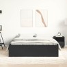 Cadre de lit sans matelas noir 140x190 cm 
