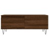 Table basse Chêne marron 90x50x36,5 cm Bois d'ingénierie 