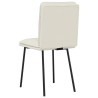 Chaises à manger lot de 4 Crème Velours 