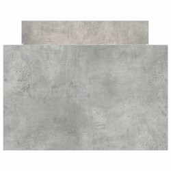 Cadre de lit sans matelas gris béton 90x190 cm 