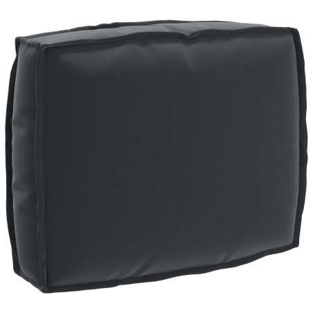 Ensemble de coussins de palette 2 pièces en tissu Oxford noir 