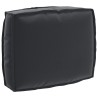 Ensemble de coussins de palette 2 pièces en tissu Oxford noir 