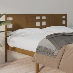 Tête de lit Marron miel 206x4x100 cm Bois massif de pin 