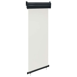 Auvent latéral de balcon 65x250 cm Crème 