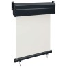 Auvent latéral de balcon 65x250 cm Crème 