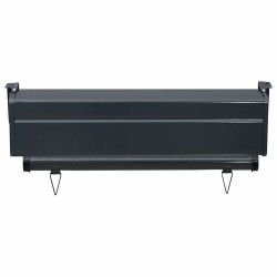 Auvent latéral de balcon 65x250 cm Crème 