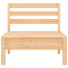 Salon de jardin 4 pcs bois massif de pin 