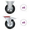 12 pcs Roulettes 160 mm 