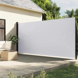 Auvent latéral rétractable blanc 220x600 cm 