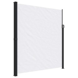 Auvent latéral rétractable blanc 220x600 cm 
