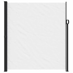 Auvent latéral rétractable blanc 220x600 cm 