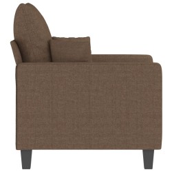 Fauteuil Marron 60 cm Tissu 