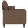 Fauteuil Marron 60 cm Tissu 