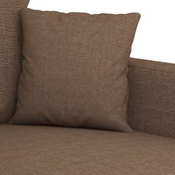 Fauteuil Marron 60 cm Tissu 