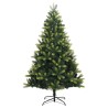 Sapin de Noël artificiel à charnières avec support 210 cm 