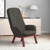 Chaise de relaxation Gris foncé Velours 