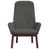 Chaise de relaxation Gris foncé Velours 