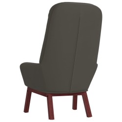 Chaise de relaxation Gris foncé Velours 