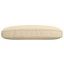 Coussin de palette pour siège Beige 120x80x12 cm Tissu Oxford 