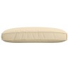 Coussin de palette pour siège Beige 120x80x12 cm Tissu Oxford 