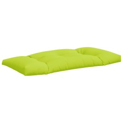 Coussins de palette lot de 2 vert vif tissu 