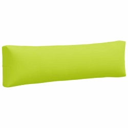 Coussins de palette lot de 2 vert vif tissu 
