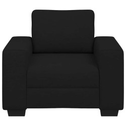 Fauteuil noir 60 cm tissu 