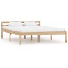 Cadre de lit sans matelas bois massif de pin 140x200 cm 