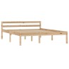 Cadre de lit sans matelas bois massif de pin 140x200 cm 