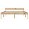 Cadre de lit sans matelas bois massif de pin 140x200 cm 