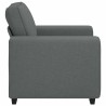 Fauteuil gris foncé 60 cm tissu 