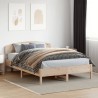 Cadre de lit sans matelas 140x200 cm bois massif de pin 
