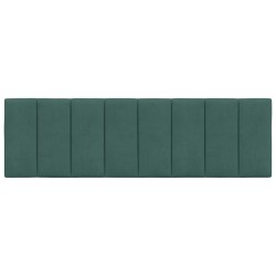 Coussin de tête de lit vert foncé 160 cm velours 